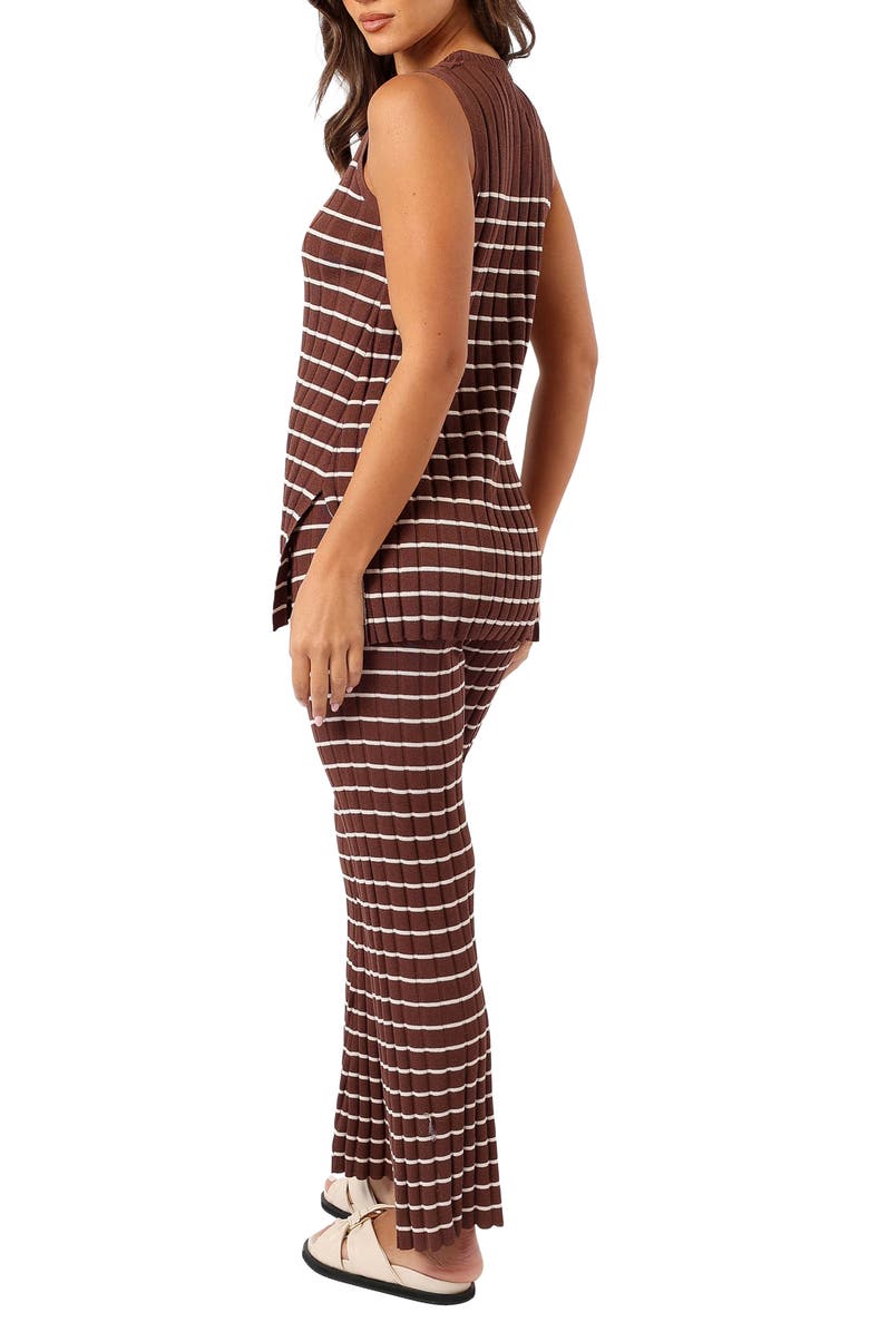 Petal & Pup Saralynn Stripe Sleeveless Knit Top & Pants Set, Alternate, color, 