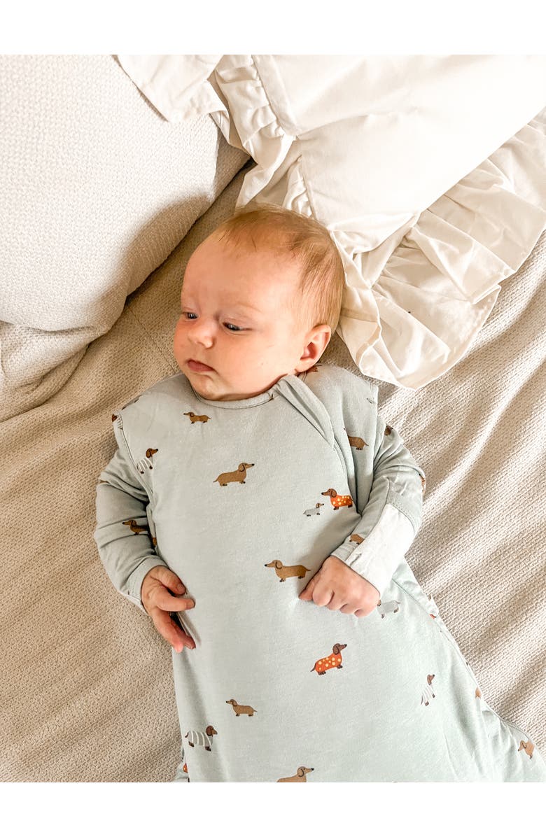 gunamuna Unisex Baby Transitional Swaddle Sleep Sack, Easy Diaper Changes, 2.5 TOG, Alternate, color, Woof