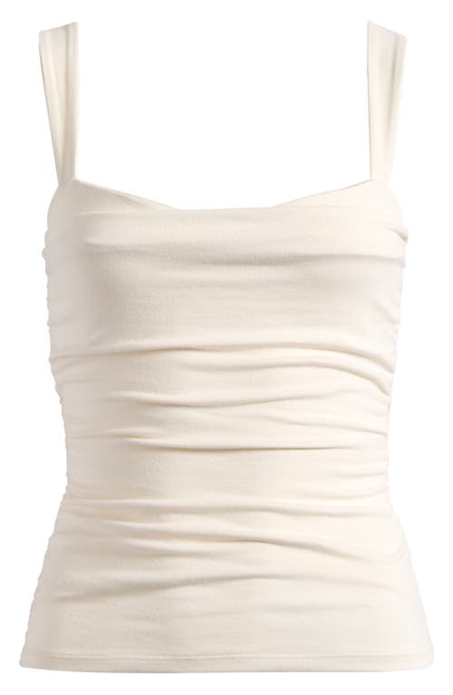 Reformation Trish Knit Tank In Neutral