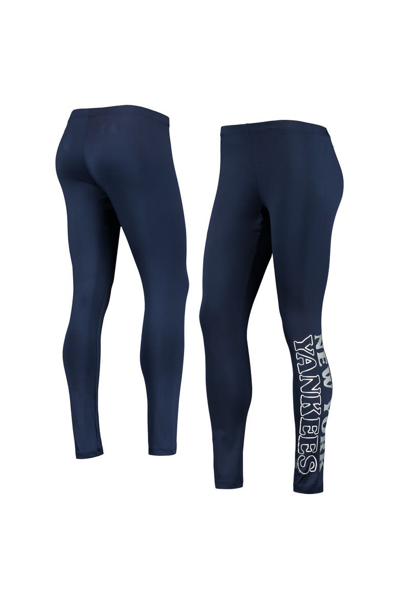 Women's G-III 4Her by Carl Banks Navy New York Yankees Stadium Lightweight Leggings, Main, color, Navy