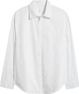 BP. Oversize Cotton Button-Up Shirt