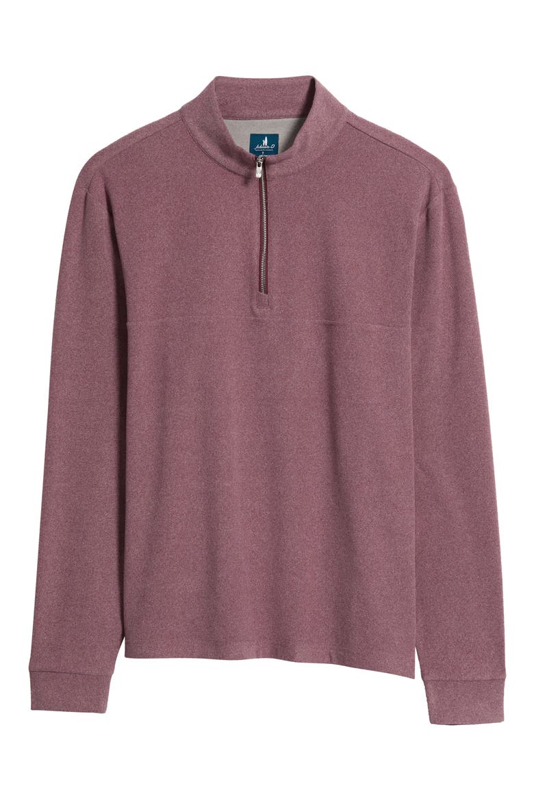 Mikey Quarter Zip Pullover, Alternate, color, RUM