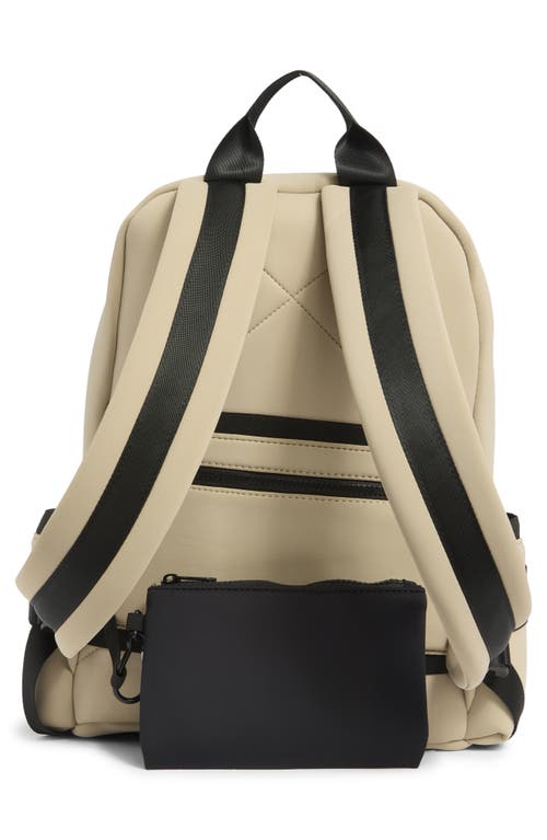 Patrizia Luca Neoprene Backpack In Brown