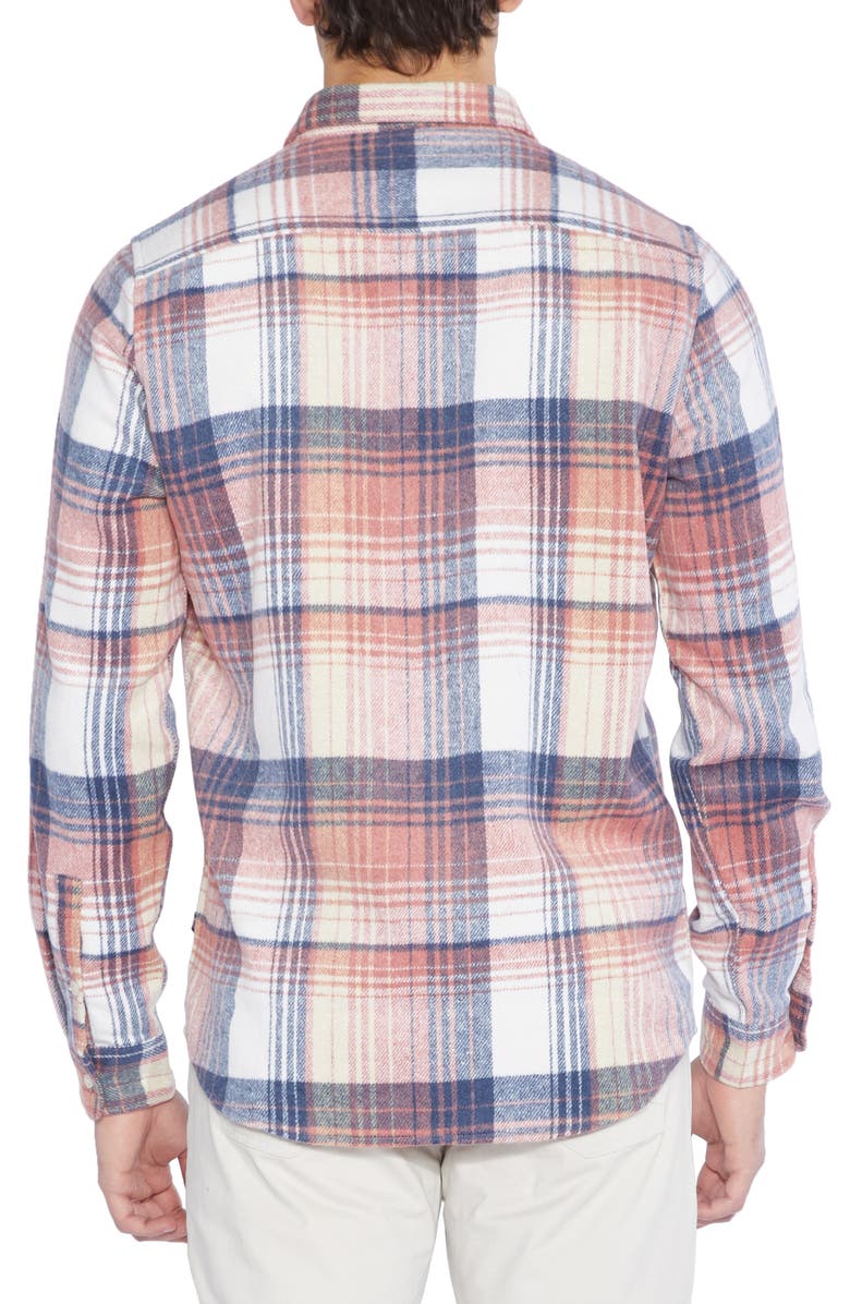 Plaid Flannel Button-Up Shirt