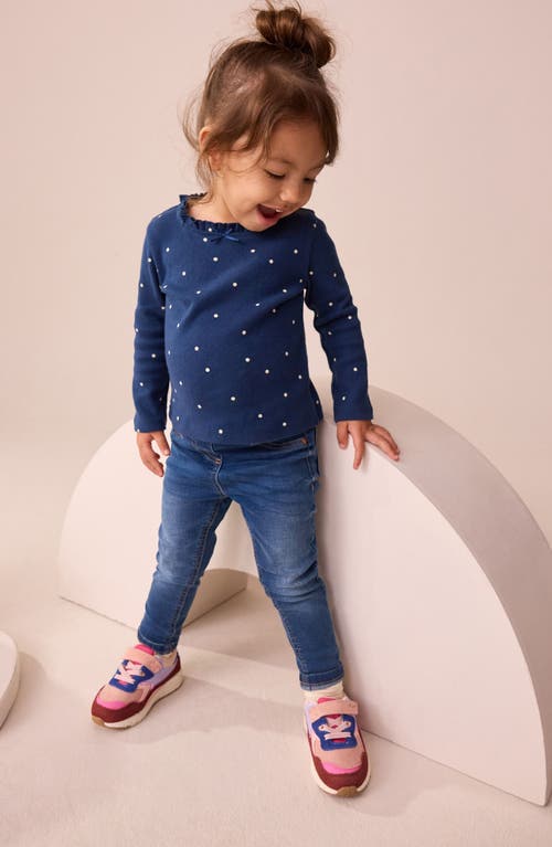 Next Kids' Polka Dot Long Sleeve T-shirt In Blue