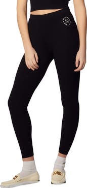 SANDRO Embroidered Rib Pants