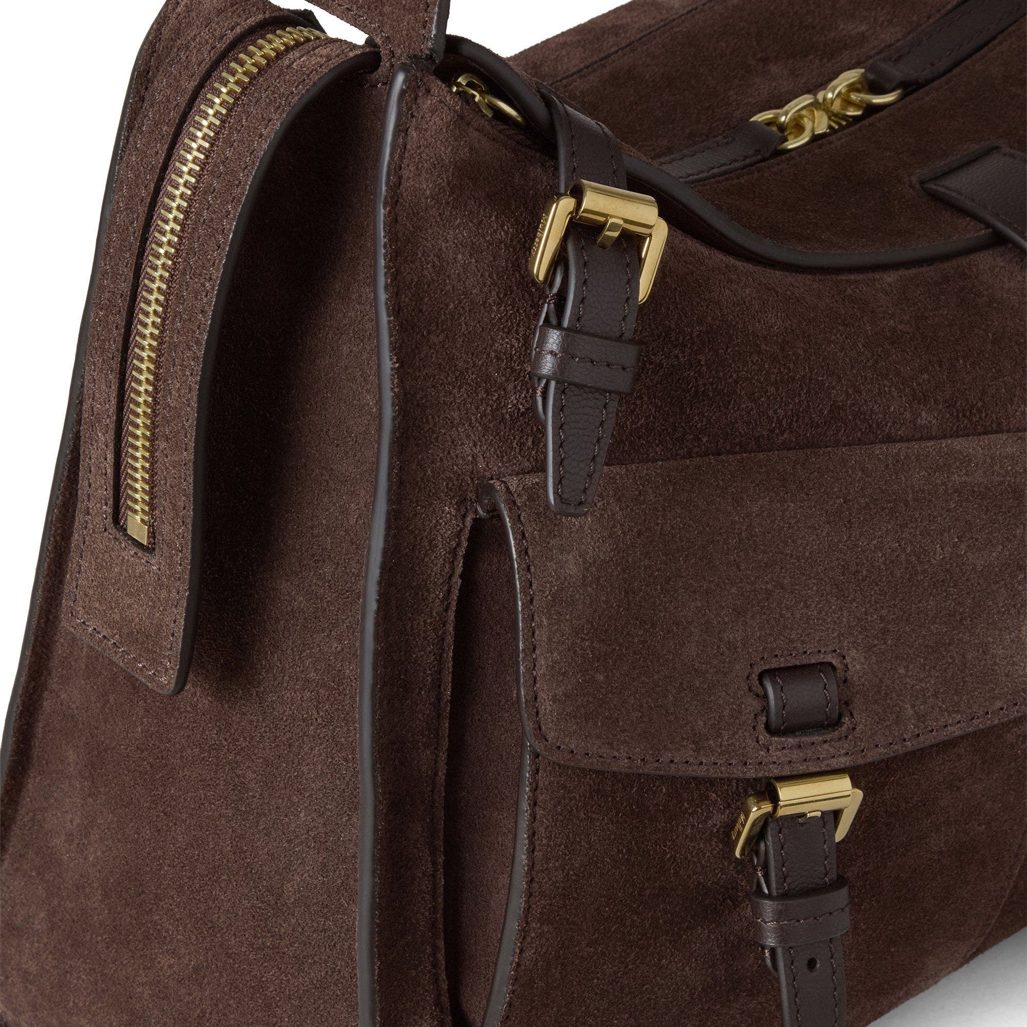 Mulberry Roxanne Shoulder Bag, Alternate, color, Chocolate