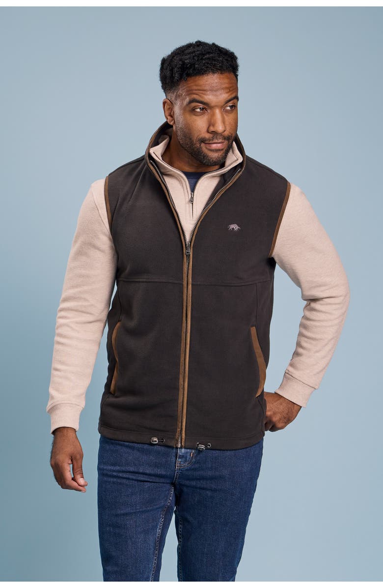 Raging Bull Fleece Gilet, Alternate, color, Slate