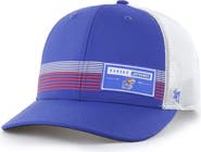 '47 Men's '47  Royal Kansas Jayhawks Rangefinder brrr Trucker Adjustable Hat