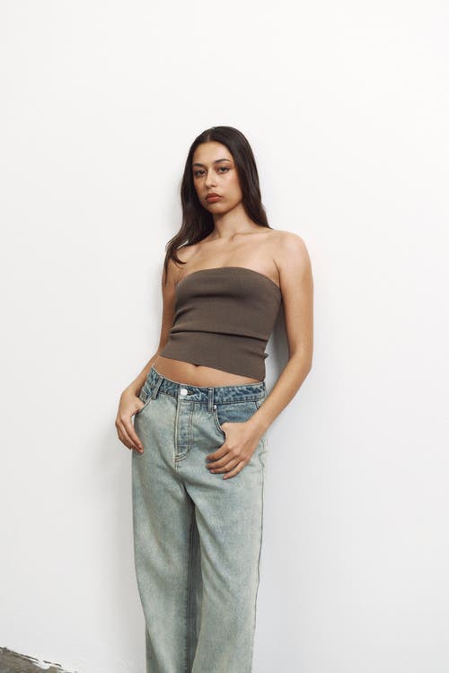 One Of Others Lima Strapless Top