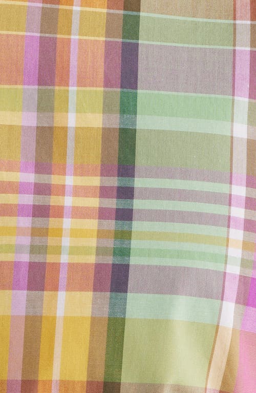 Scott Barber Weekend Plaid Cotton Button-up Shirt In Multi
