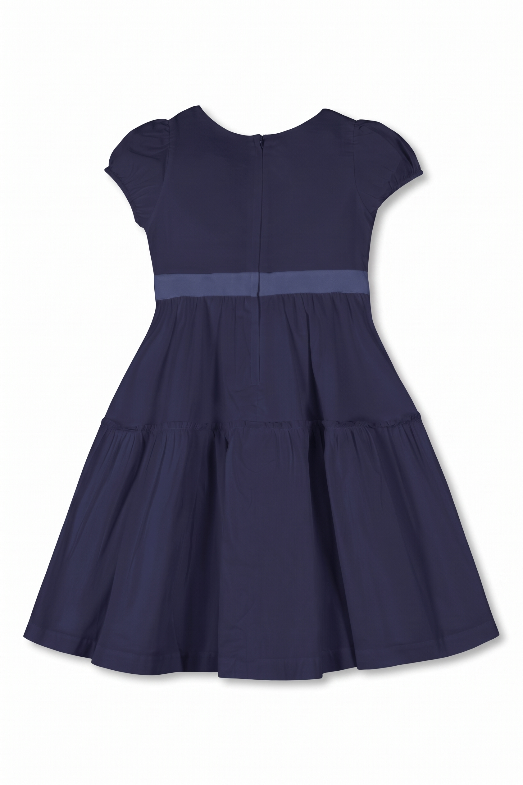 Hope & Henry Kids' Organic Puff Sleeve Tiered Party Dress | Nordstrom