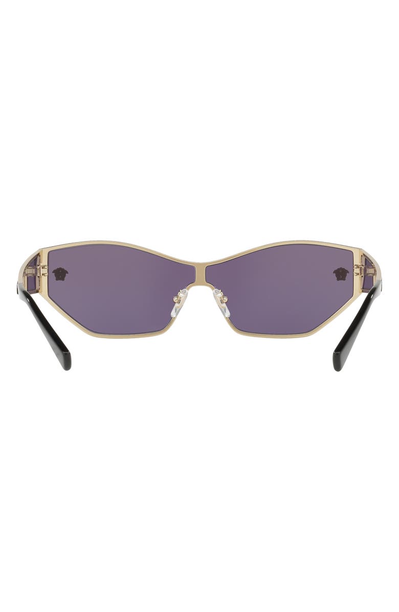 Versace 67mm Polarized Gradient Butterfly Sunglasses, Alternate, color, 