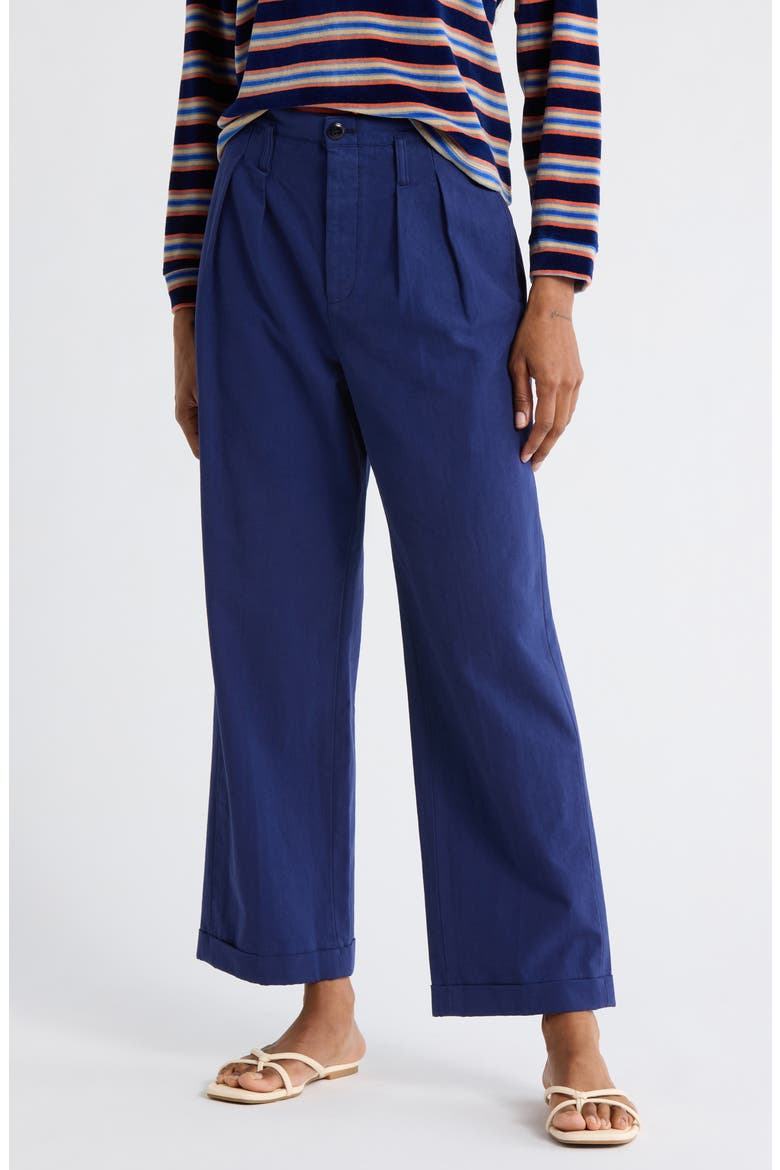 The Tour High Waist Ankle Pants, Main, color, FRENCH BLUE