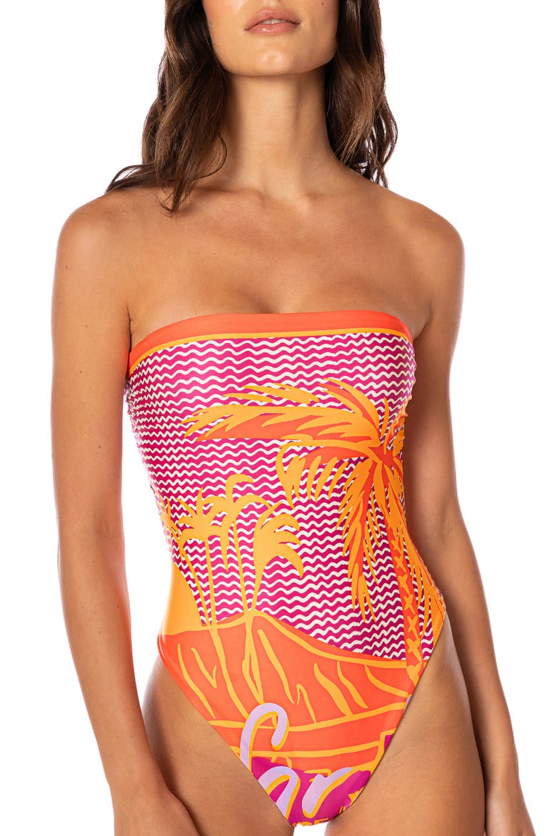 Dream Ohana Reversible One-Piece Swimsuit, Alternate, color, PURPLE