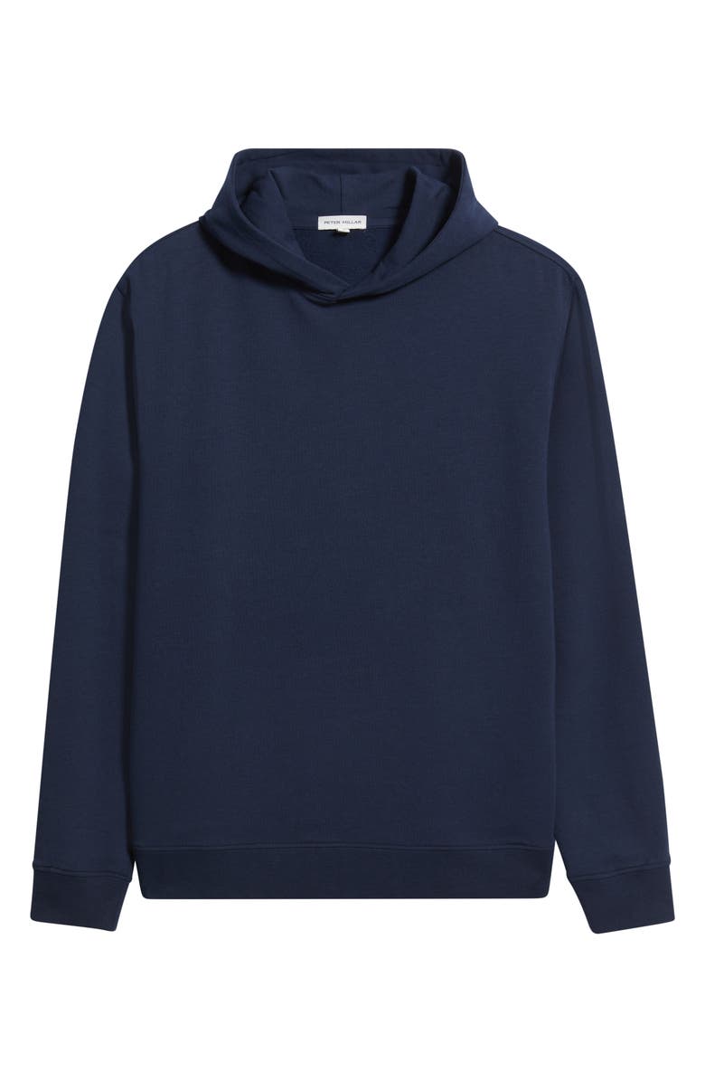 Peter Millar Oasis Organic Cotton Blend Hoodie, Main, color, Navy