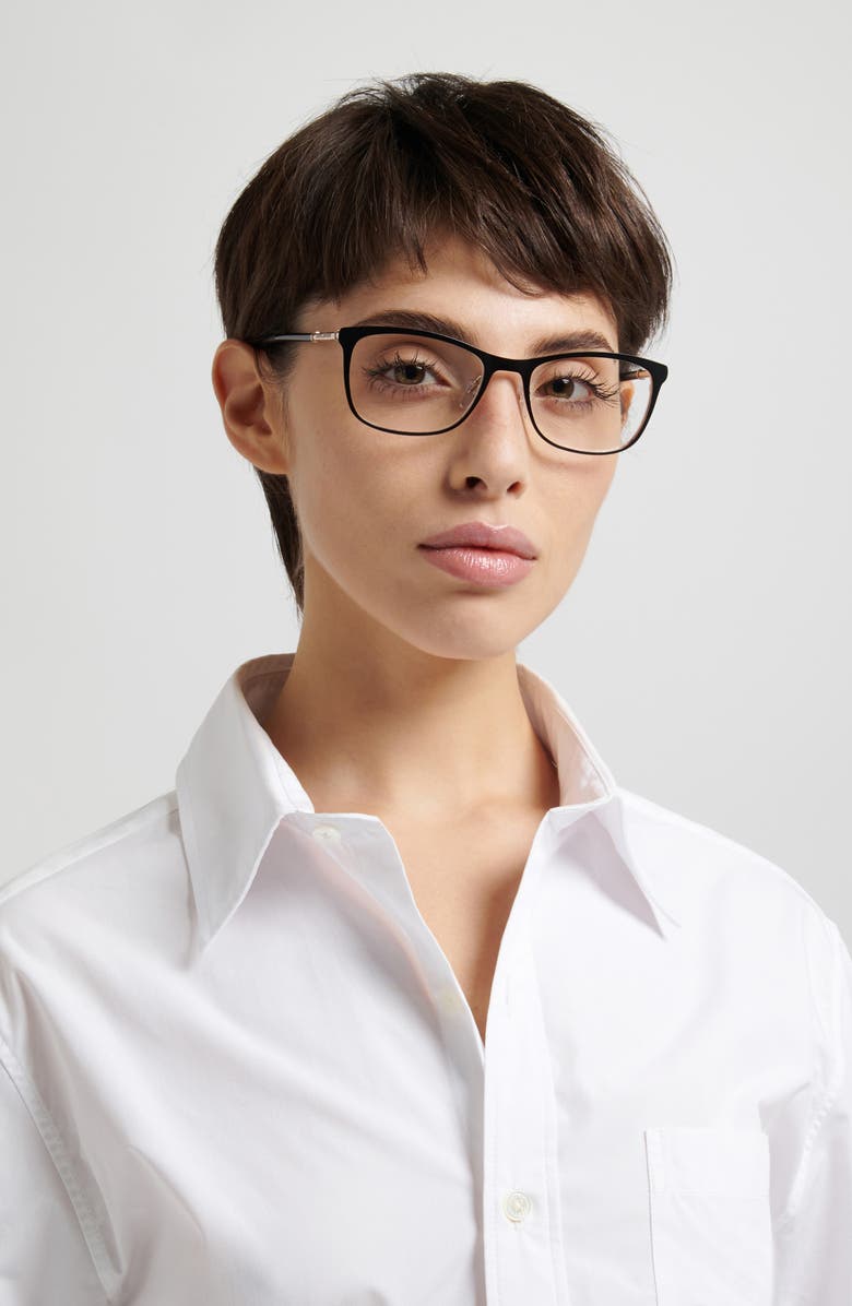 Marc Jacobs 53mm Rectangular Optical Glasses, Alternate, color, 