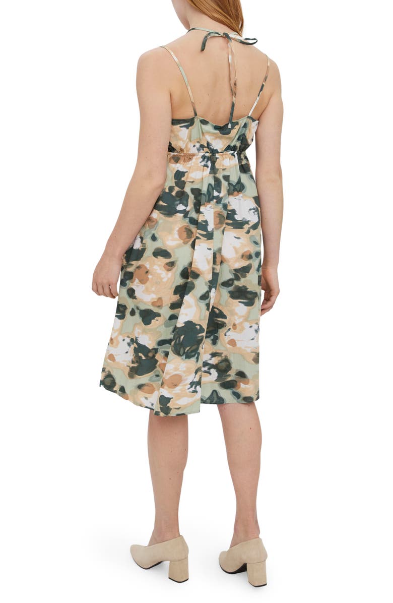 VERO MODA Joa Cotton Halter Dress, Alternate, color,