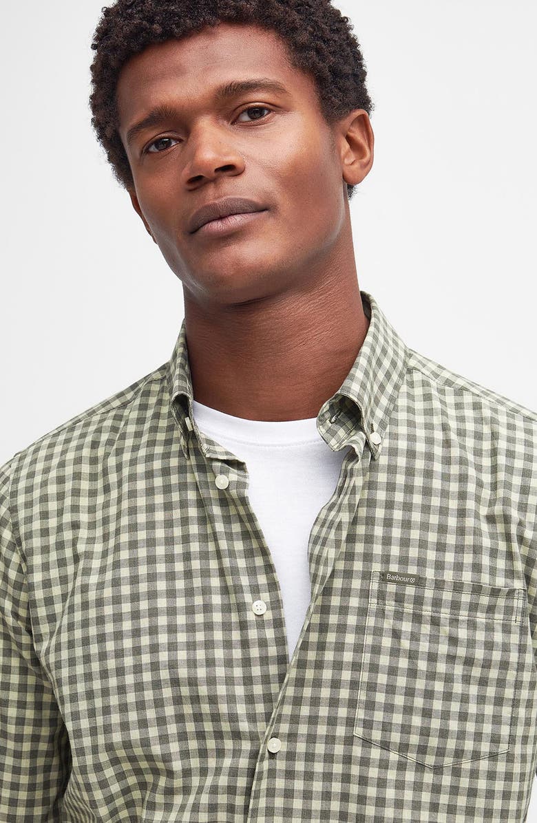 Barbour Merryton Cotton Button-Down Shirt, Alternate, color, 