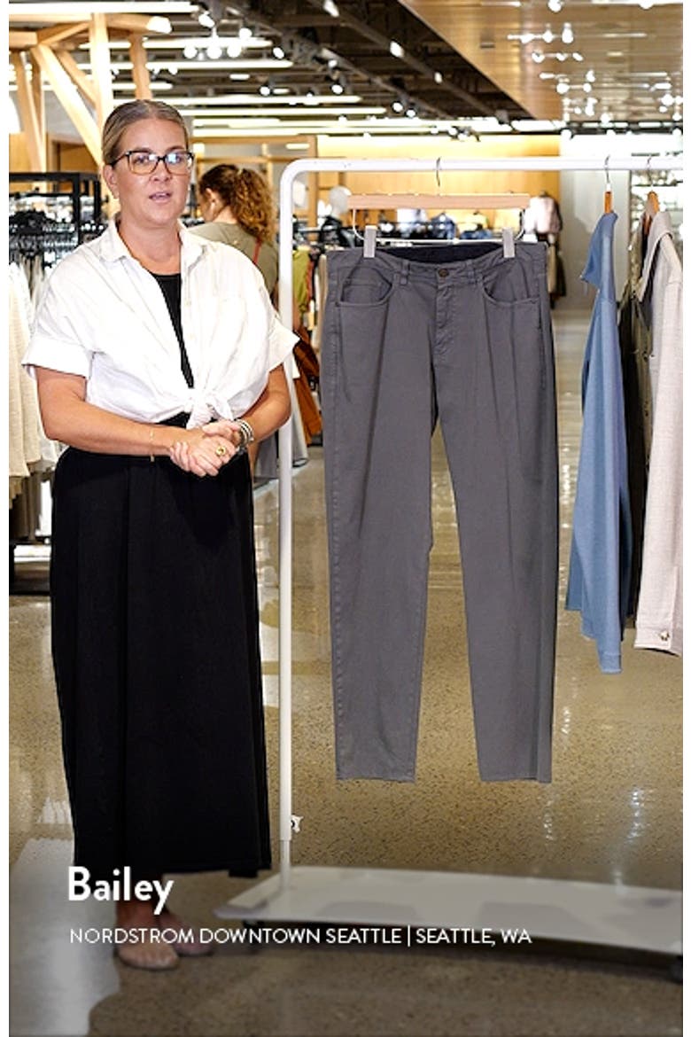 Straight Leg Stretch Pima Cotton Pants video