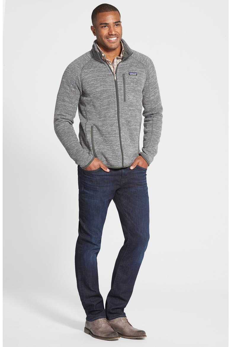 7 For All Mankind® 'The Straight - Luxe Performance' Tapered Straight Leg Jeans, Alternate, color, WESTLAKE BAY