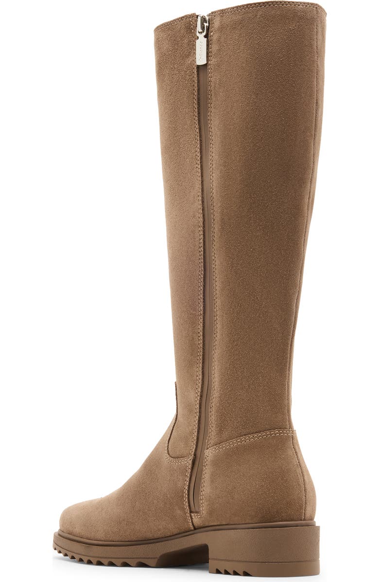 Blondo Ciana Waterproof Knee High Riding Boot, Alternate, color, Taupe Suede