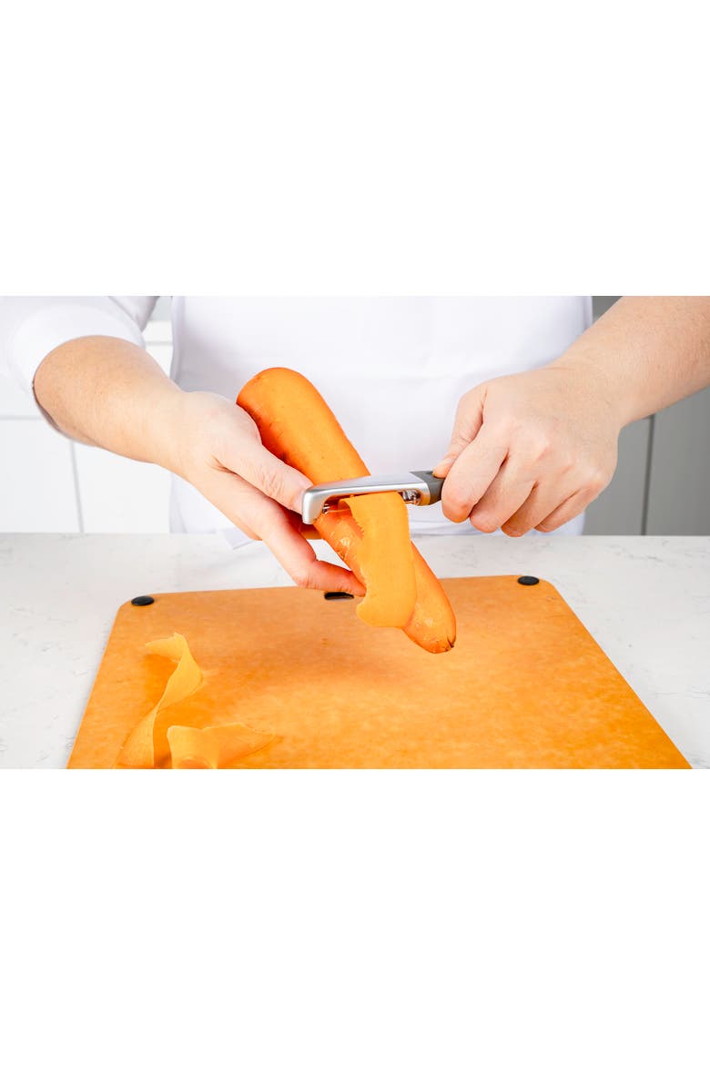 7-Inch Swivel Peeler, Charcoal Grey, Alternate, color, Gray