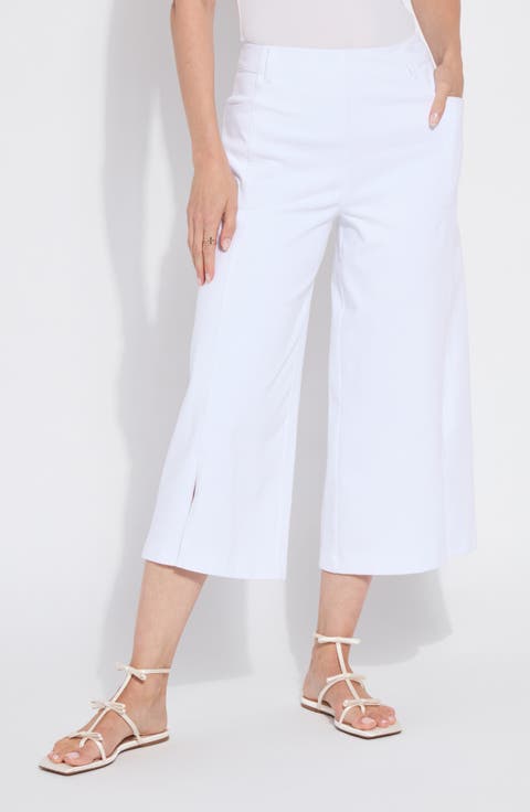 Fiorella Stretch Knit Denim Culottes