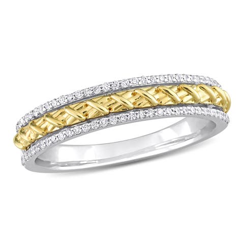 Diamond Eternity Ring 14k Two-Tone Gold