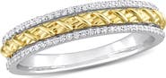 Julianna B. Diamond Eternity Ring 14k Two-Tone Gold