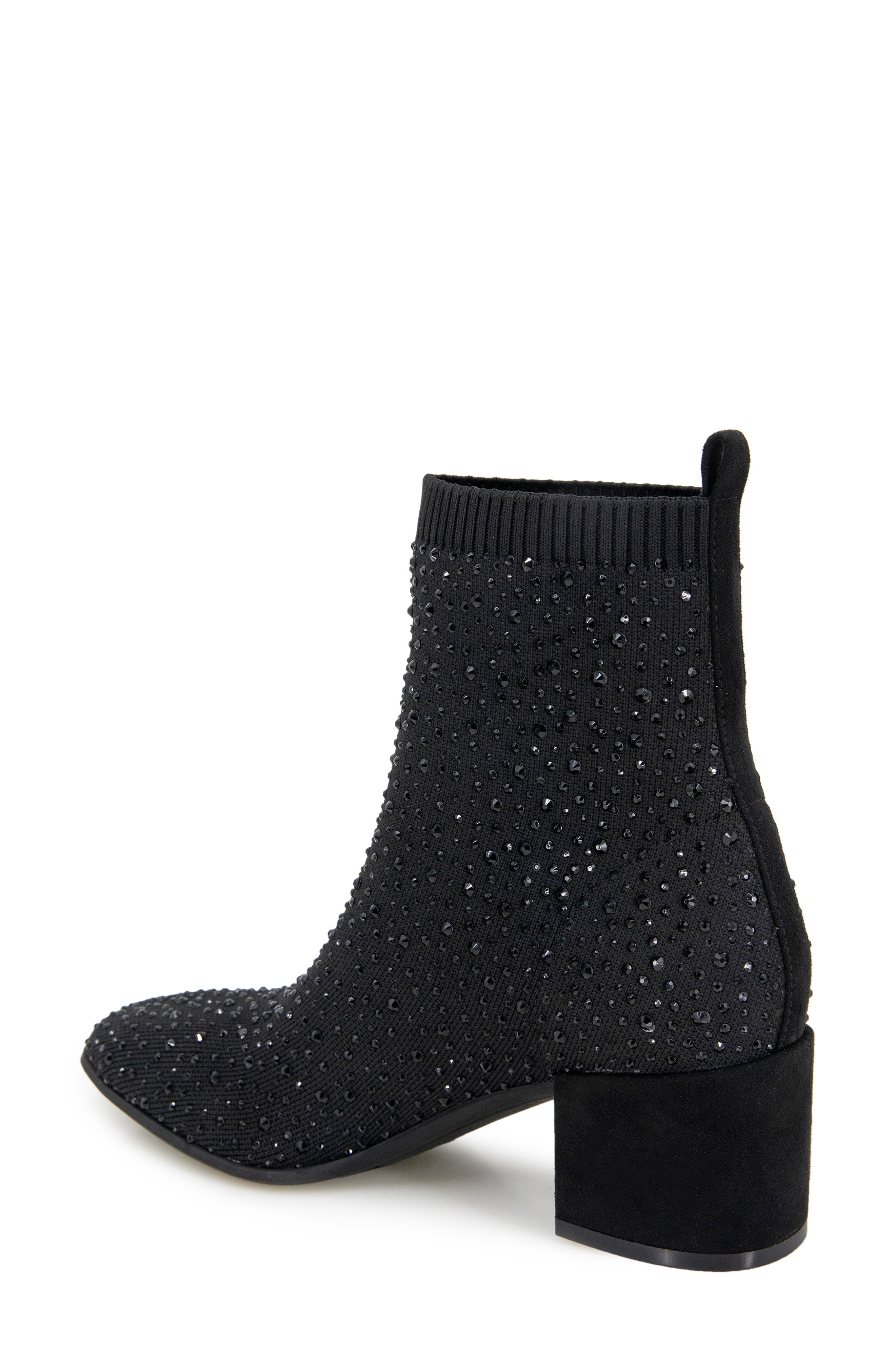Reaction Kenneth Cole Rida Stretch Jewel Boot, Alternate, color, Black