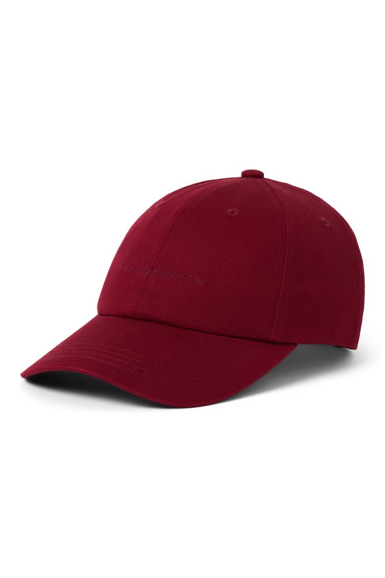The Dad Cotton Baseball Cap, Main, color, CABERNET
