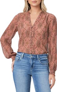PAIGE Didi Silk Top
