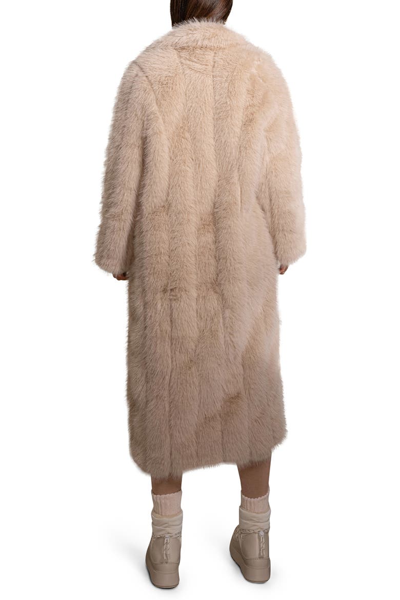 Manhattan Faux Fur Coat, Alternate, color, BEIGE