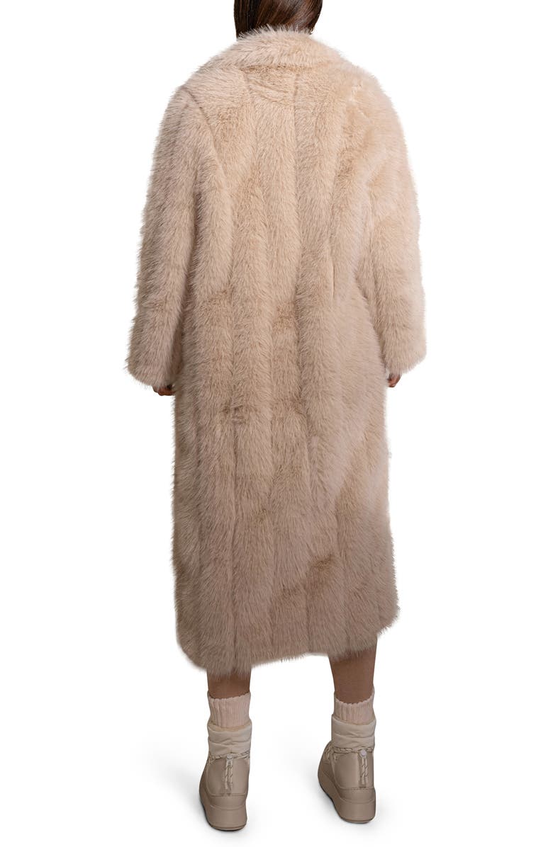 JLUXLABEL Manhattan Faux Fur Coat, Alternate, color, Beige