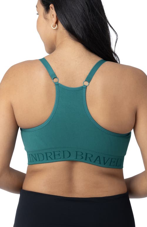 Kindred Bravely Women's Busty Sublime Hands-free Pumping & Nursing Sports Bra In Green