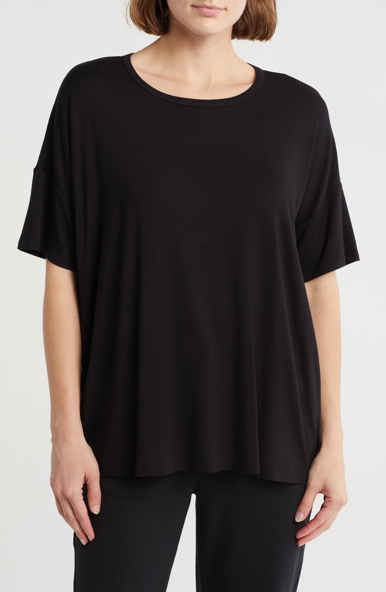 Eileen Fisher Crewneck Boxy T-Shirt, Main, color,