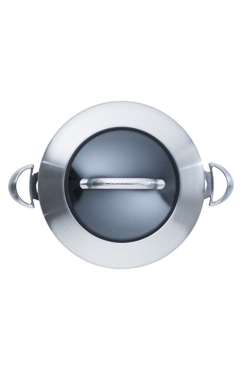 CTX 12.75 Inch Nonstick Chef's Pan, 5.25 Quart, Stainless Steel, Alternate, color, Silver
