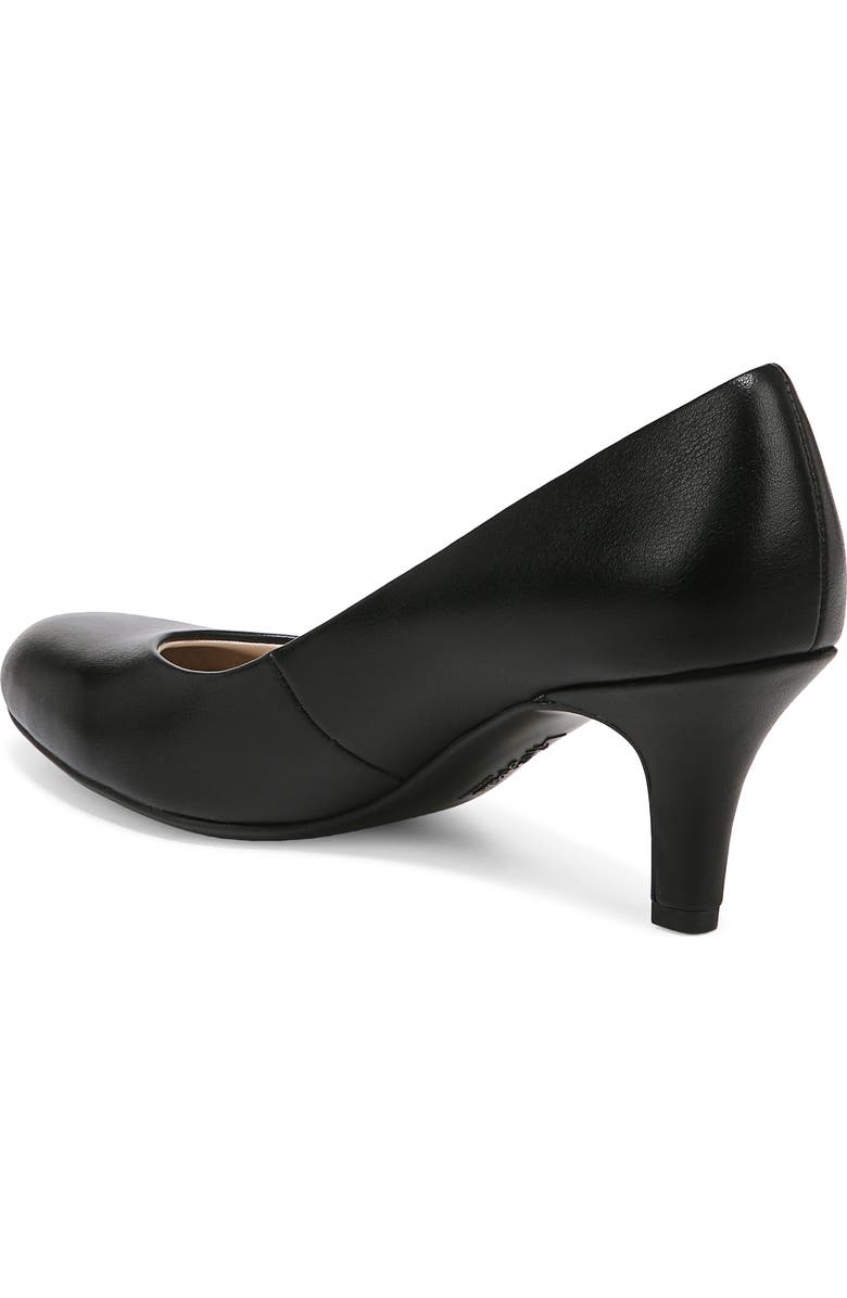 LifeStride Parigi Round Toe Slim Heel Pump, Alternate, color, Black