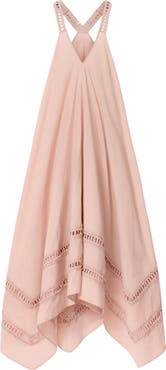 AllSaints Lil Handkerchief Hem Cotton Dress