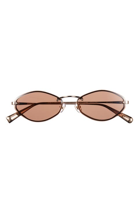 Les Lunettes Jac 57mm Oval Sunglasses