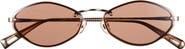 Jacquemus Les Lunettes Jac 57mm Oval Sunglasses