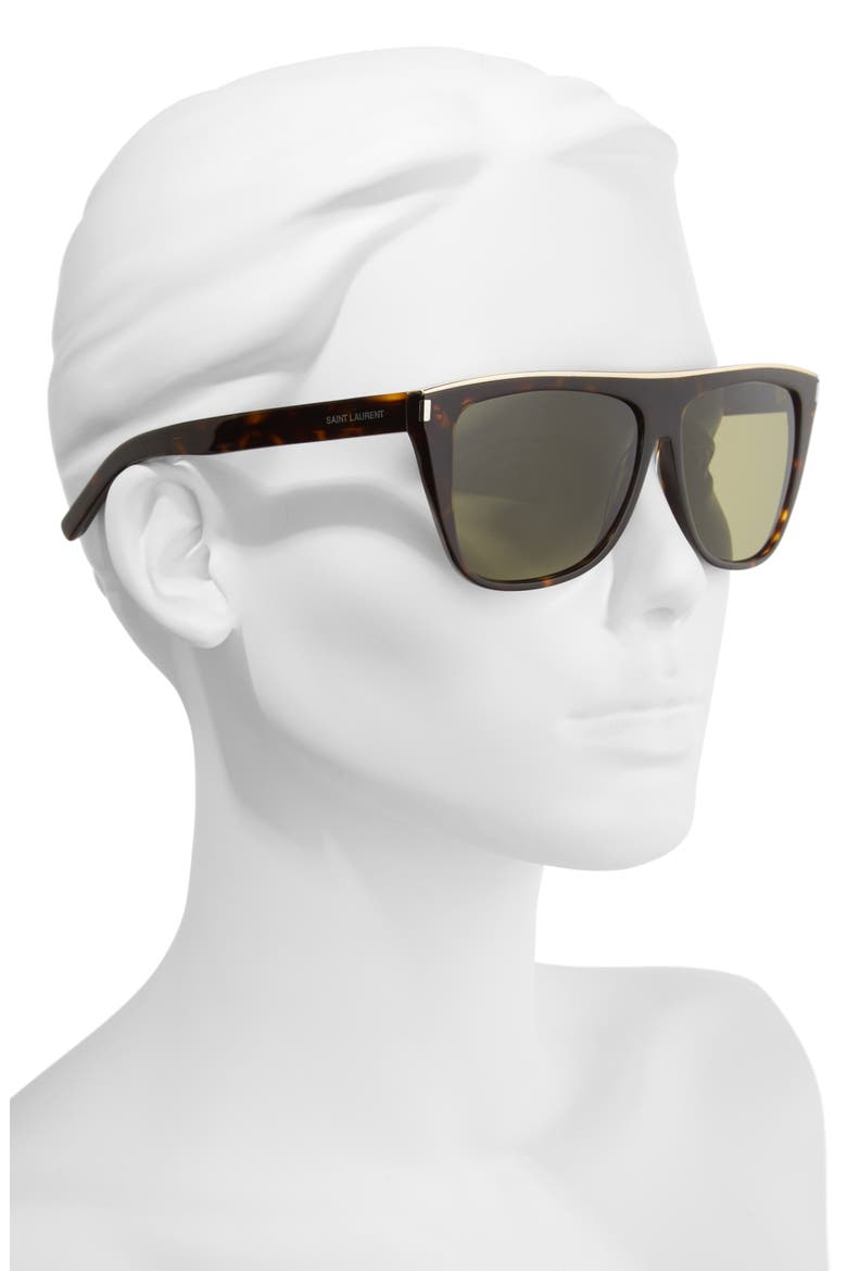 Combi 59mm Flat Top Sunglasses, Alternate, color, HAVANA