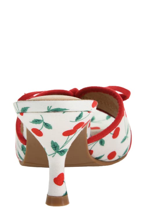 Cl By Laundry Jump Up Cherry Slide Sandal In Red Multi