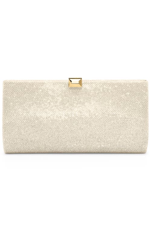 Stuart Weitzman The Vip Clutch In Silver