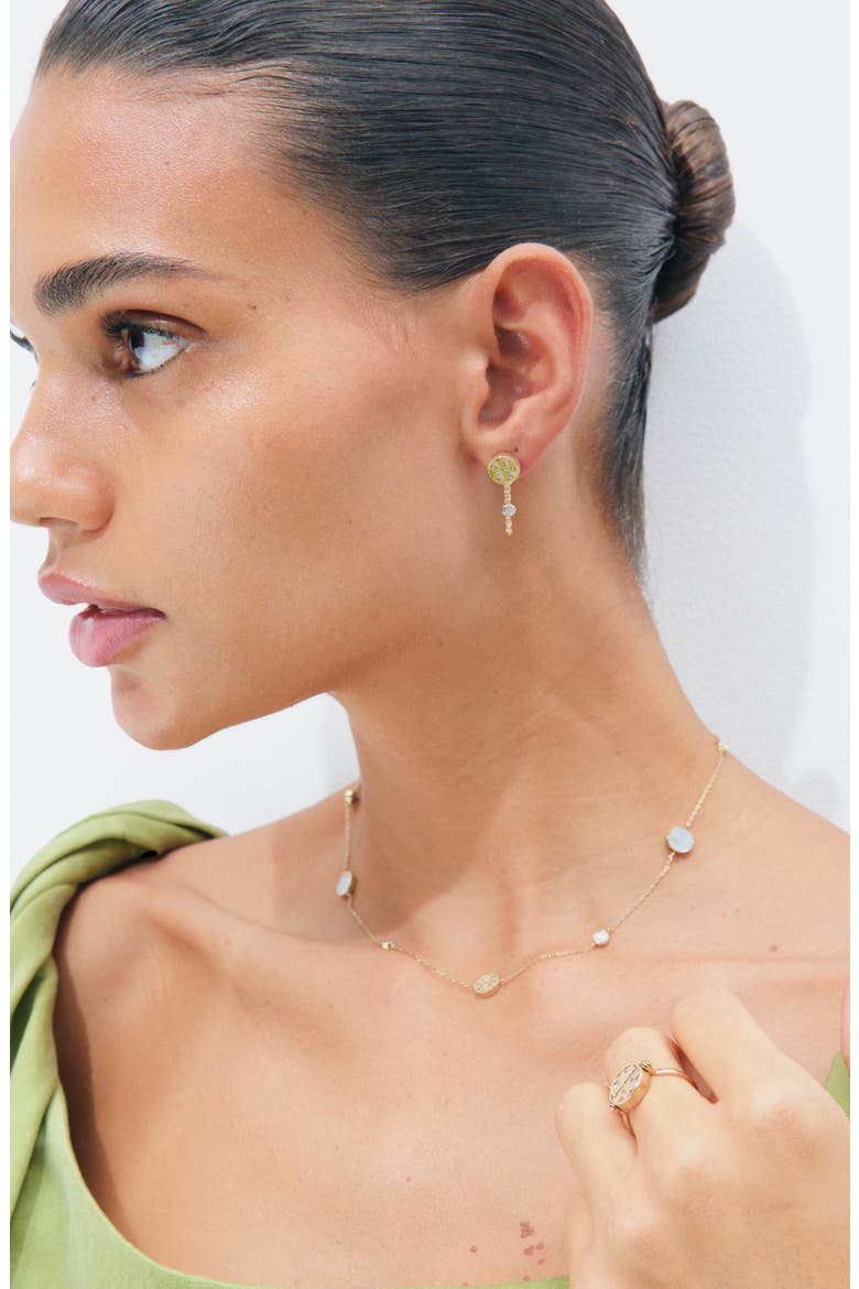 Icon Mother of Pearl Necklace, Alternate, color, TORY GOLD / MOTHER OF PEARL