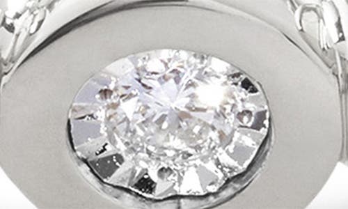 Monica Vinader Sterling Silver Graduated Diamond Half Eternity Ring Lab Grown Diamond In Metallic