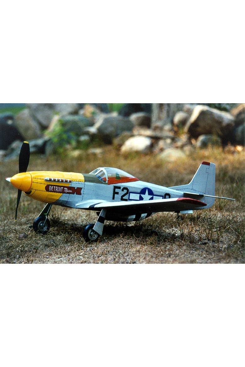 P51 Mustang Laser Cut Model Kit, Alternate, color, Multicolored