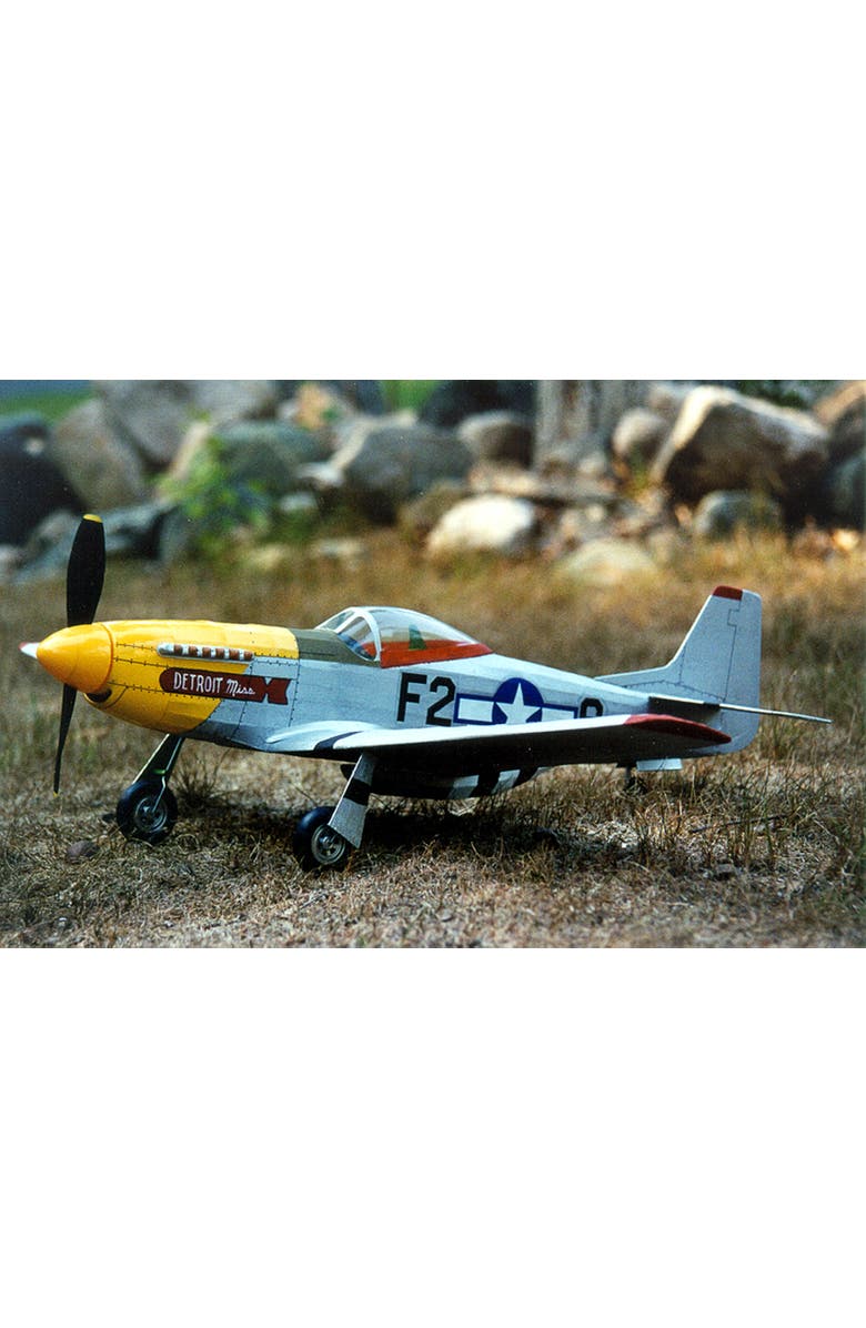 Guillow's P51 Mustang Laser Cut Model Kit, Alternate, color, Multicolored