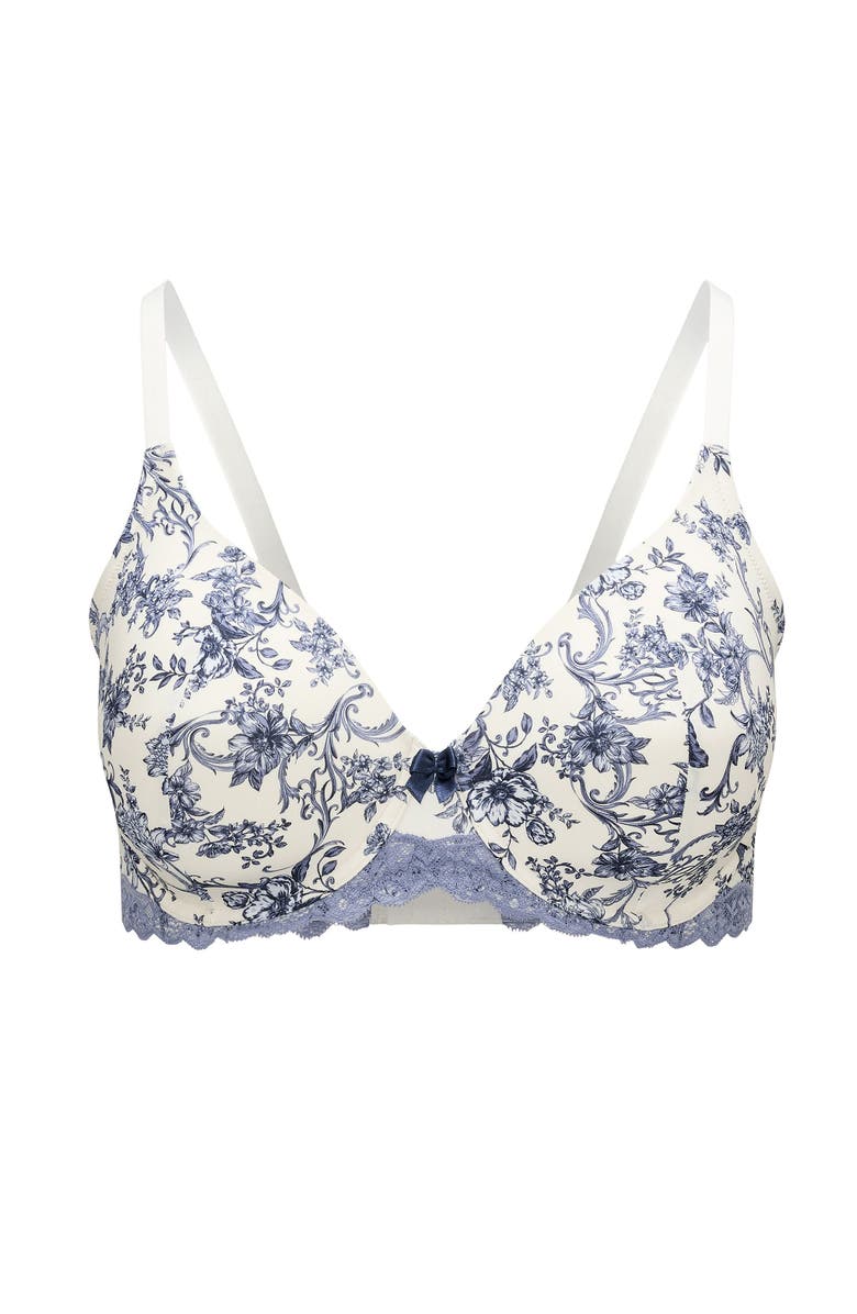 Adore Me Nare Contour Full Coverage Bra, Alternate, color, Blooming Scroll Print